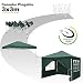 Hikole Carpa 3x3 Cenador Plegable Impermeables Carpas de Jardin Pop Up Gazebo...