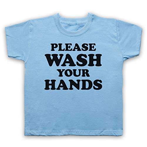 T-Shirt Coro Virus pour enfant bleu clair My Icon Art & Clothing