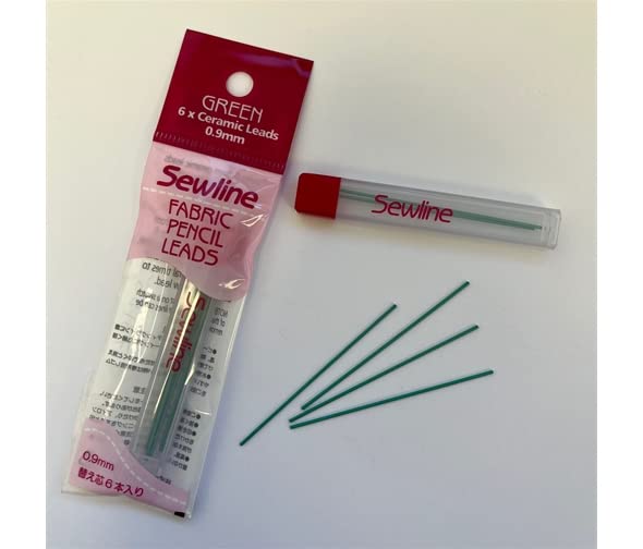 Mechanical Fabric Pencil Green Refill Leads Pack of 6