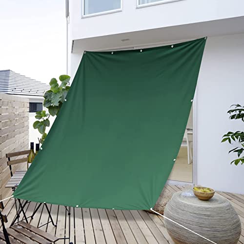 Pare-soleil rectangulaire imperméable crème avec cordes de montage pour jardin