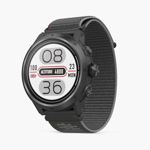 COROS APEX 2 GPS Outdoor Refurbished Watch,1.2 Sapphire Screen,14 Days/40 Hours Battery Life,5 Satellite Systems, Offline Maps, Heart Rate Monitor, Triathlon, Multisport- Renewed, Open Box (Black)