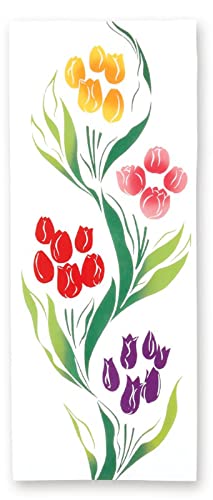 宮本 てぬぐい 注染手ぬぐい kenema チューリップライン ホワイト 約35×90cm 50182