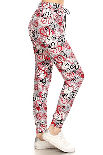 Image of Leggings Depot Premium Jogger Women's Popular Print High Waist Track Pants(S-XL)
