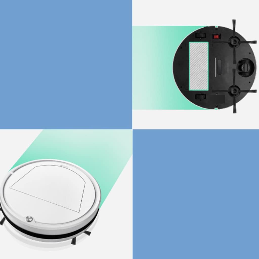 Wireless Auto Robotic Vacuums One-Button Control Sweeping Vacuuming Mopping Rechargeable for Marble Hardwood