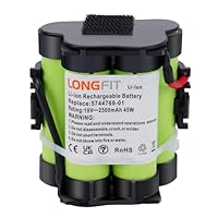 Batería de Repuesto 18V 2,5Ah Compatible Con Cortacésped Robótico Gardena R38Li, R40Li, R45Li, R50Li, R70Li, R75Li, R80Li, Husqvarna Automower 105 305 308 308X, Flymo 1200R, McCulloch Rob R600 R800