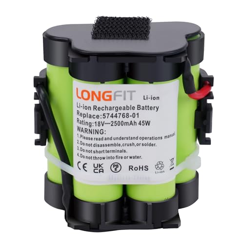 Batería de Repuesto 18V 2,5Ah Compatible con Cortacésped Robótico Gardena R38Li, R40Li, R45Li, R50Li, R70Li, R75Li, R80Li, Husqvarna Automower 105 305 308 308X, Flymo 1200R, McCulloch Rob R600 R800