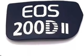 NEW Camera Body Fuselage Name Nameplate Model Number Label Black Compatible with Canon EOS 200D II