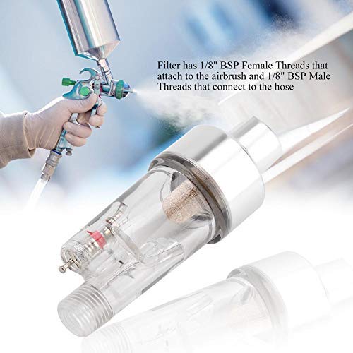 Metalen Mini Air Filter Olie- en Waterafscheider Spuitpistool Luchtfilterslang In-Line Air Filter Kleuraansluitingen Luchtfilter Vocht Olie Water Separator - Image 7