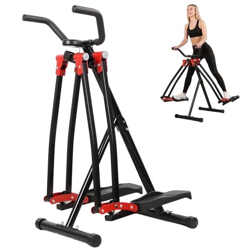 feneihe Foldable Air Walk Elliptical Exercise Machine for