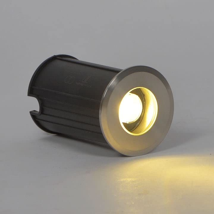 JACKAL 3W LED Warm White Ground Burial Foot Light, Spotlights, Recessed Lamp Underground Light | Waterproof Outdoor Floor Pathway Walkway Light fot Garden, Driveway, Patio, Pool & Garden-image-9