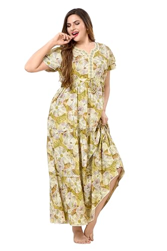Image of Soulemo Women Premium Rayon Dancing Queen Nighty 1801