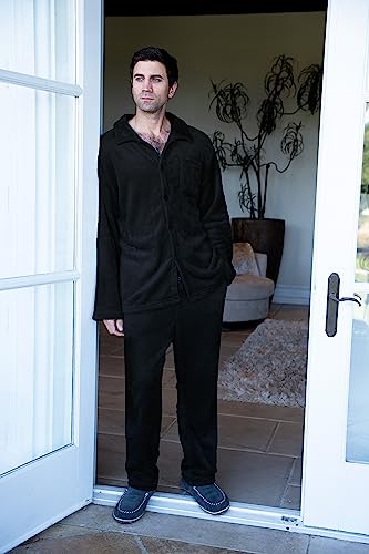 Gioberti Men 2pc Super Soft Plush Pajama Set2