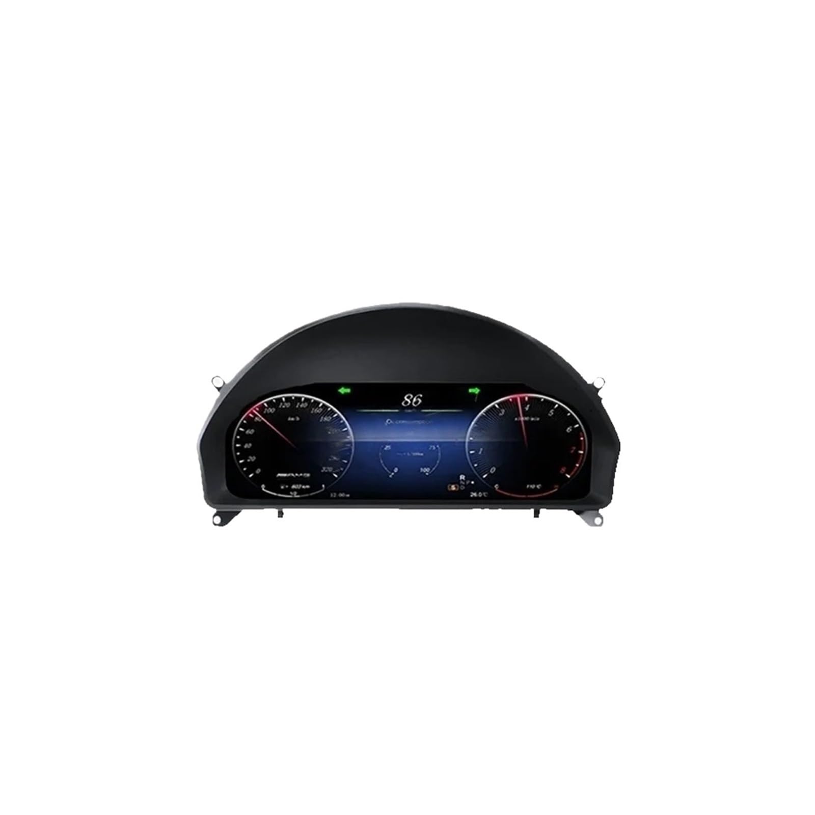 Velocímetro de cabina virtual LCD para Benz Clase C W204 2008-2011 7