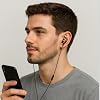 Betron AX5 Wired Earphones with Microphone, Deep Bass In-Ear Headphones, Tangle-Free Cable, Noise Isolating, 3.5mm Jack - Black #4