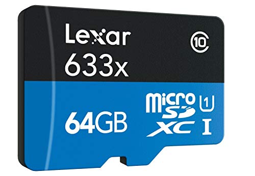 Lexar Professional 633x Carte Micro SD 64 Go, Carte...