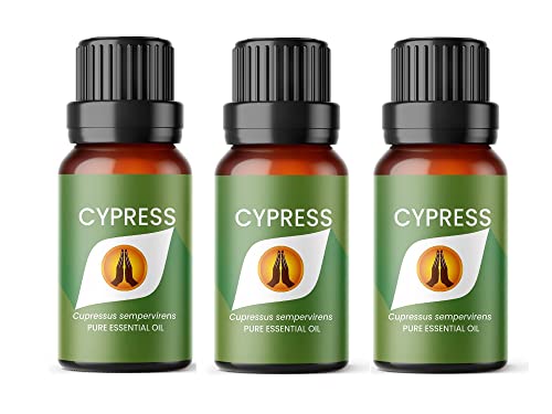 Aroma Energy | Cypress Essential Oil - 30ml (3 x 10ml Bottles) - 100% Pure & Natural