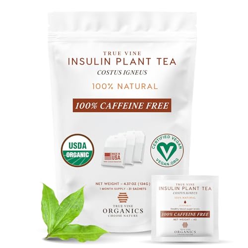 True Vine Insulin Plant Tea (USDA Organic), 31 Sachets
