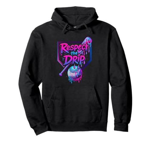 Respect The Drip Baseball Drip Boys Ice Cream Drip Drip Sudadera con Capucha