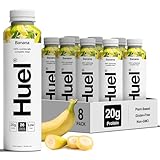 Huel Ready-to-drink Meal, Banana Protein Drink, 8 x 500ml Bottles, Protein Shakes, Pre-Portioned Meal, 20g of Protein per Bottle, Rich in Essential Vitamins, Minerals and Fibre Meal Replacement Shake