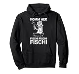 Angeln Kleidung Herren Angel - Komm her Fischi Pullover Hoodie
