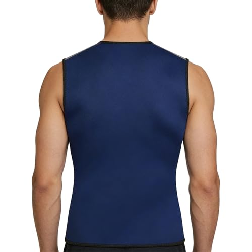 Chaleco térmico sin mangas de neopreno 3mm, unisex con cierre, para natación, snorkel, surf y buceo miniatura 3