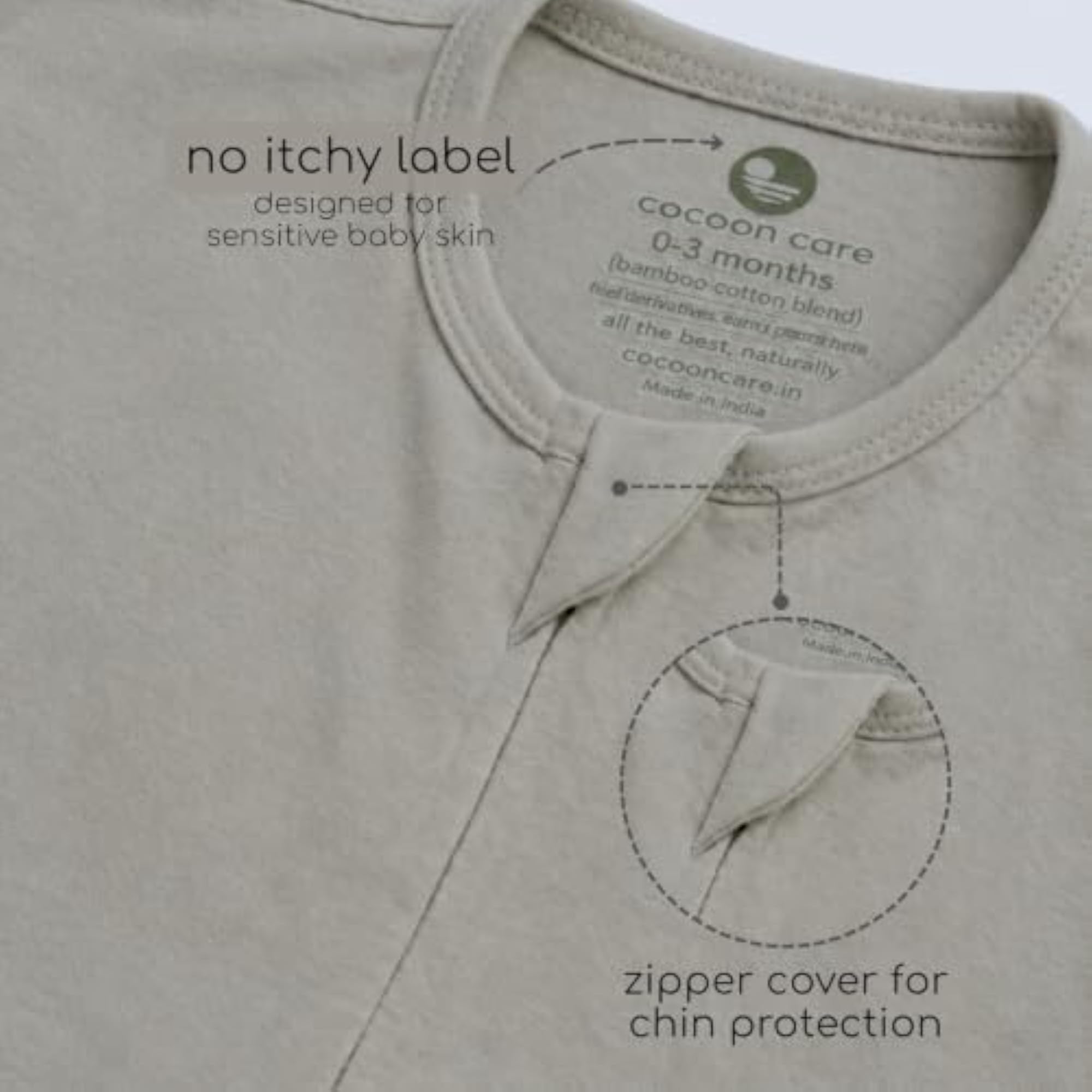 Cotton Solid Sleep Sack for Baby, Soft & Breathable