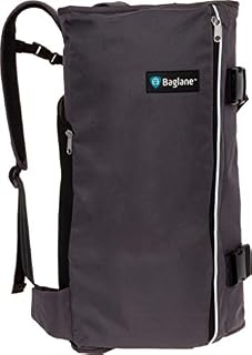 BagLane Hybrid Commuter Backpack Garment Bag - Travel Carry On Suit Bag (Grey)