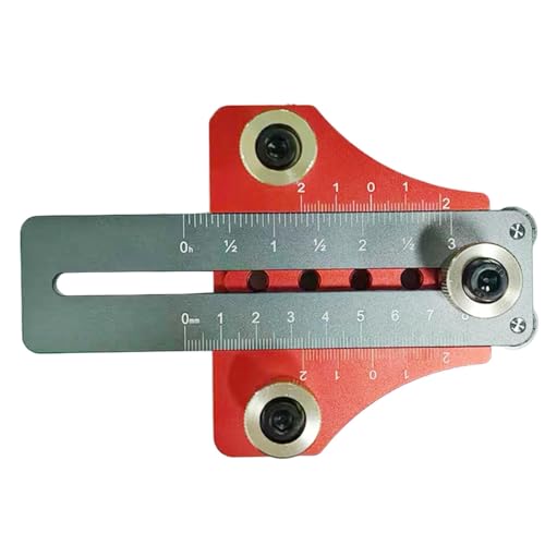 Sierra de mesa acanalada delgada ajustable - Guía de acanalado para tiras finas | Herramienta de corte de vallas, accesorios avanzados para carpintería para cortes precisos en madera, ideal para