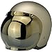 Biltwell Bubble Shield Gold Mirror - Anti-fog, Scratch Resistant, UV/A UV/B Resistant
