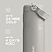 Stanley IceFlow Flip Straw 2.0 Water Bottle 24 OZ | Built-In Straw with Larger Opening | Lightweight & Leak-Resistant | Insulated Stainless Steel | BPA-Free | Lilac