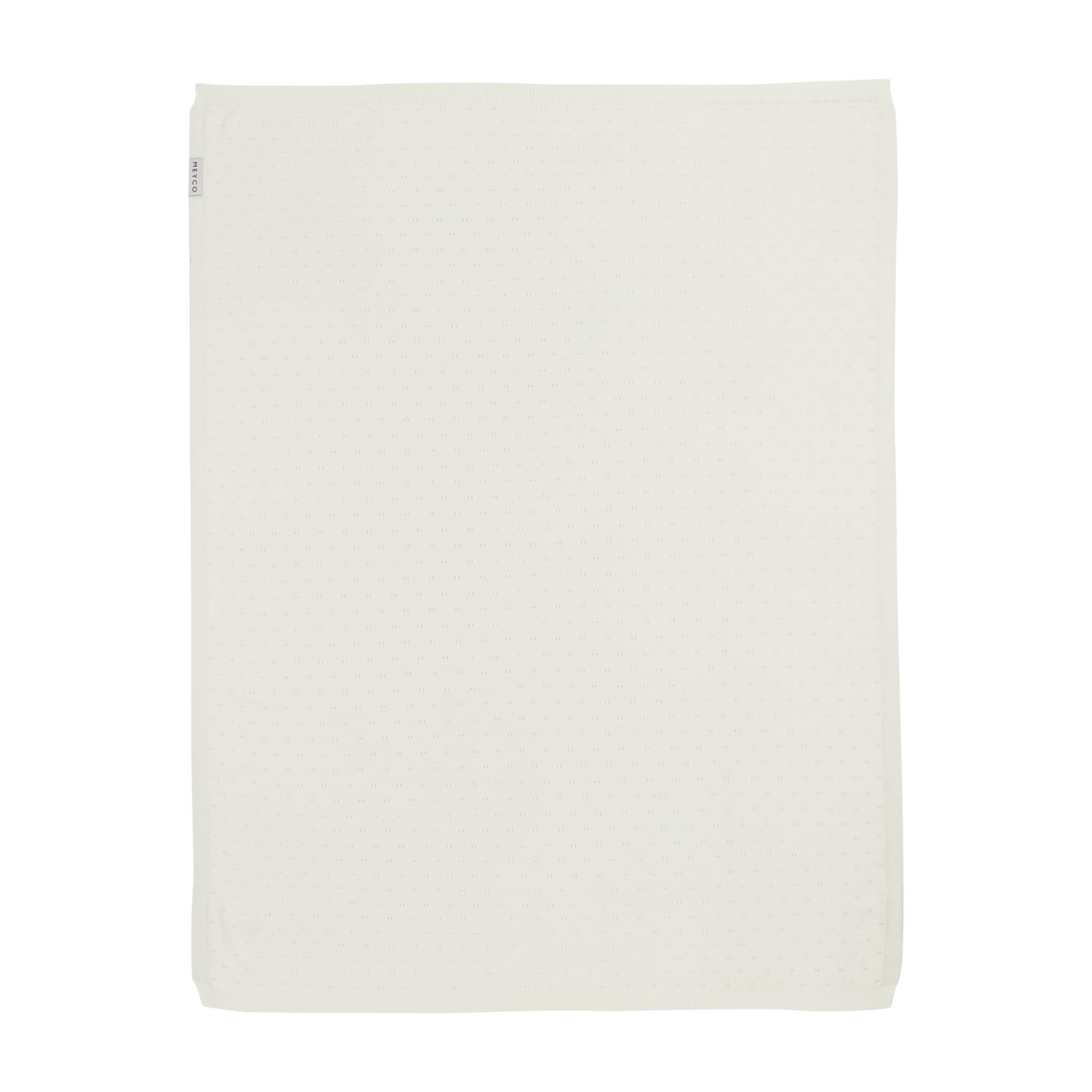 Meyco Manta para bebé grande Ajour Offwhite – 100 x 150 cm – paquete individual