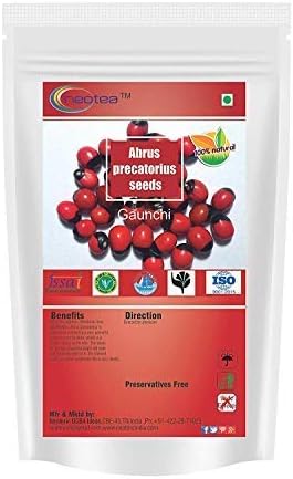 Abrus precatorius seeds/gundumani/gaunchi, 100gm