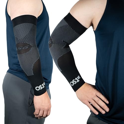OS1st AS6 Compression Arm Sleeves – UPF 50+ Sun Protection, Cooling, Muscle Recovery & Support for Sports and Outdoor