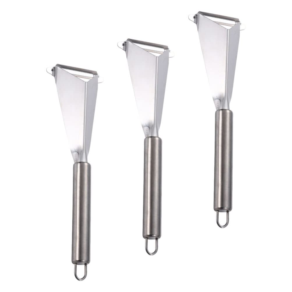 Hemoton 3Pcs Vegetable Fruit Food Cake Peeling Culinary Kitchen Sculpting Modeling Tools Kit for Chef DIY