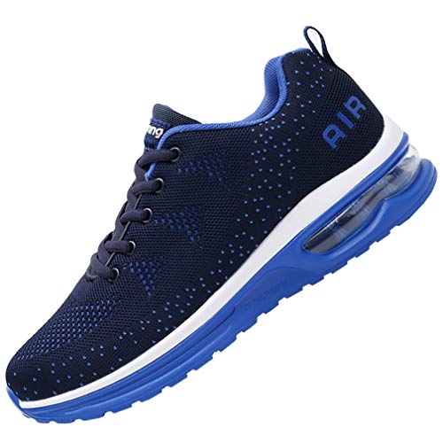 Mehoto Mens Air Running Sneakers, Men Sport Fitness Gym Jogging Walking Lightweight Shoes, Color Darkblue, Size 7 #TOP25