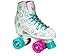 Epic Skates Frost Quad Roller Skates, White, Kids Size 2