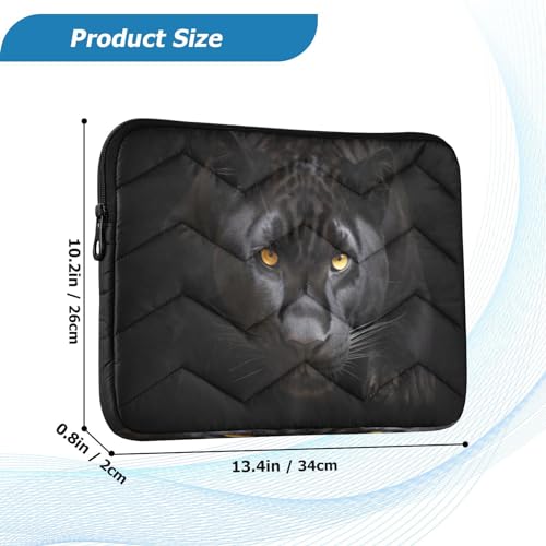 Funda para Laptop Negra Leopardo para 13-14 Pulgadas miniatura 3