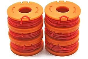 Worx WA0010 6-Pack Replacement Trimmer Spools for Select Worx Cordless String Trimmers