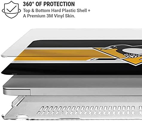 Skinit Case + Skin Compatible with MacBook Pro 15in (2016-19) - Officially Licensed NHL Pittsburgh Penguins Jersey Design