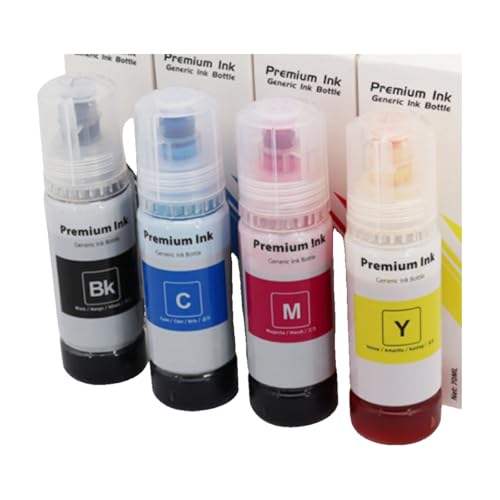 Encre 004 jaune pour imprimante L4168 L6178 flacon de 70ml