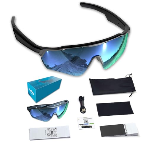 Feoffey Cycling Smart Glasses AI Translation - Bluetooth