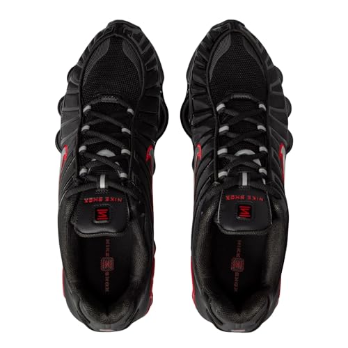Nike Shox TL Men's Shoes (CN0151-003, Black/University Red/Metallic Silver) Size 11.53