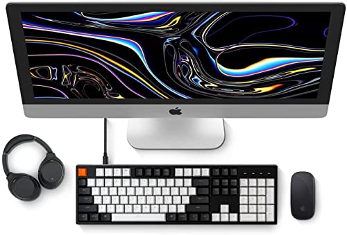 Keychron C2 104 Keys Full Size Wired Mechanical Keyboard for Mac Windows, Hot-swappable Gateron Brown Switch RGB LED Backlit Double-Shot ABS Keycaps, USB-C Gaming Keyboard for Gamer/Typists/Office - Thumbnail 2