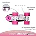 Chicago Girls Rink Roller Skates – Classic High-Top Quad Skates, Padded Ankle Collar, 54mm Urethane Wheels, Adjustable Trucks, Indoor & Outdoor