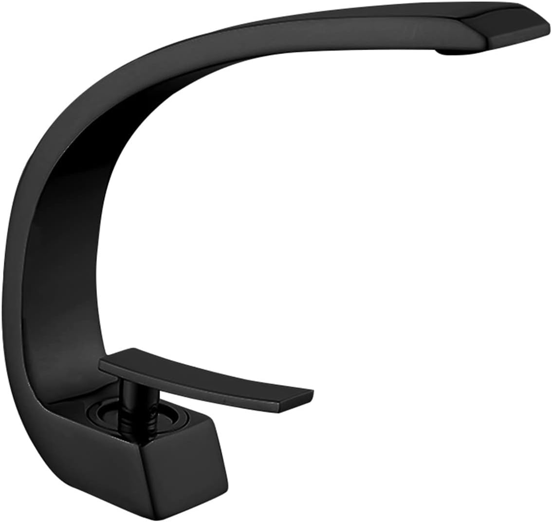 JINQIN Faucets, Basin faucet bathroom faucet wash basin faucet single handle cold and hot water faucet (Color : MPW-LB)