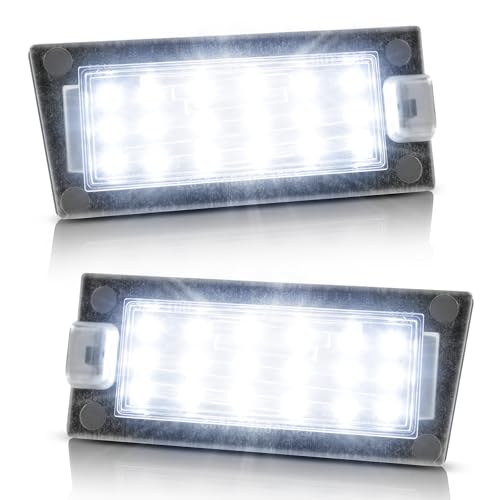 NEIFILES LED License Plate Lights Compatible with Jeep Cherokee 2014-2018 Tag Light Assembly Replacement