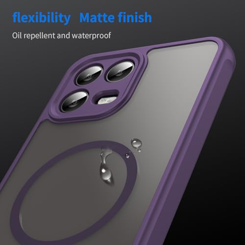 Image of Compatible with T-Mobile Revvl 8 Pro Case Cover,Compatible with MagSafe,Anti-Fall,Compatible with T-Mobile T Phone 3 Pro 5G Cell Protective Phone Case Purple