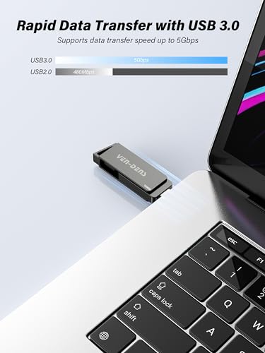 Clé USB 3.2 double interface Type-C et USB-A pour un transfert OTG ultra rapide - 4