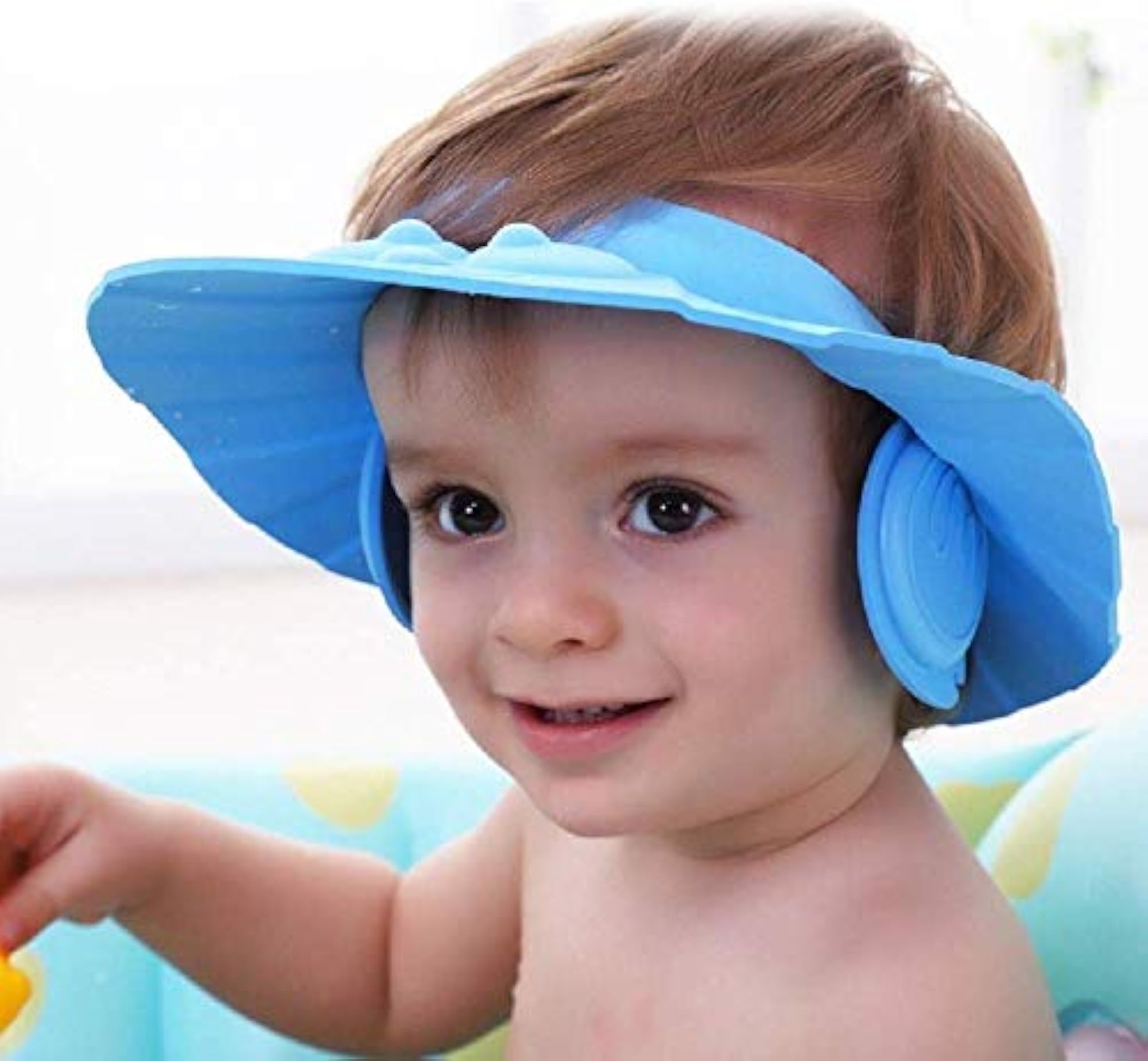 Adjustable Safe Soft Bathing Baby Shower Cap