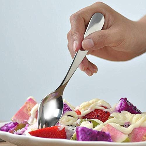 Salad Server Salad Spoon Spoon Made of 304 Stainless Steel,Dishwasher Safe(2 Pieces)